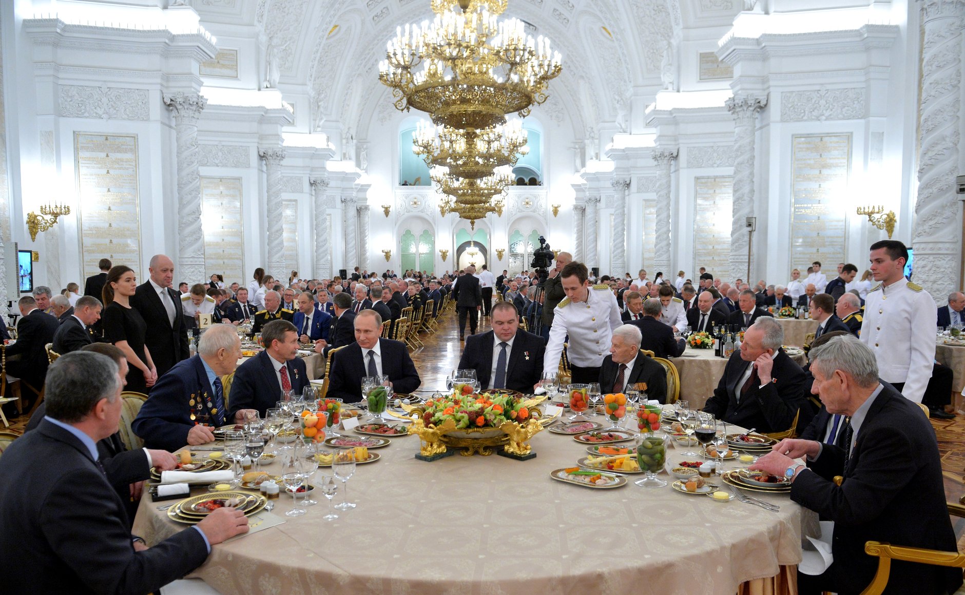 Георгиевский зал Кремля 9 декабря