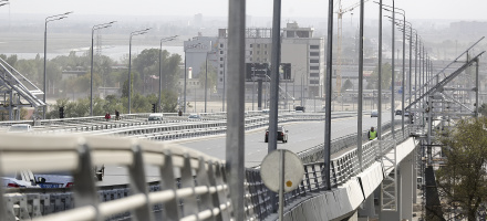 В Ростове-на-Дону открыто движение по Ворошиловскому мосту