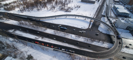 В Щербинке открыта эстакада через Варшавское шоссе
