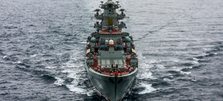 Крейсеру «Пётр Великий» исполнилось 20 лет