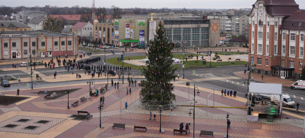 В Гусеве реконструирована центральная площадь
