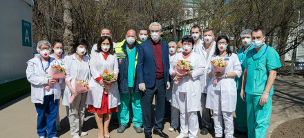 На базе «Склифа» открыт стационар для долечивания пациентов с коронавирусом
