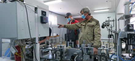 Создана первая в стране автоматическая линия по изготовлению медицинских масок