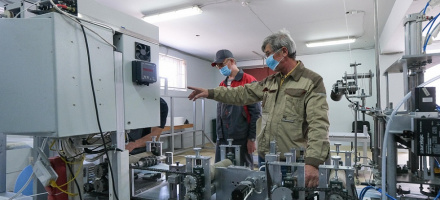 Первая в России автоматическая линия по изготовлению медицинских масок