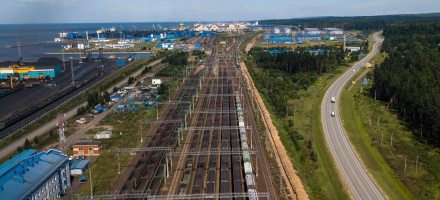 Открыто железнодорожное сообщение с универсальным терминалом LUGAPORT